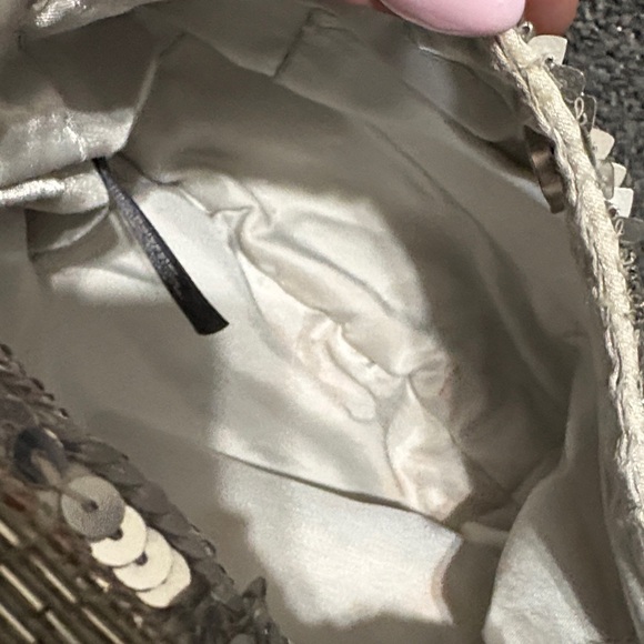 Silver Sequin Women's Bag - Picture 3 of 4